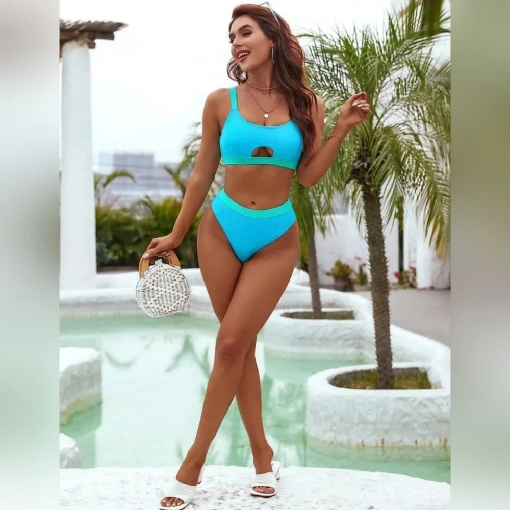 Womens Cutout High Waisted Bikini - Picture 1 of 9